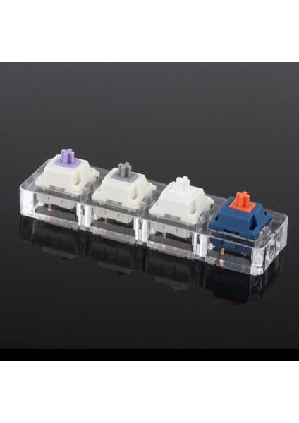 Mekanik Klavye Anahtarı Test Cihazı Kit Anahtarları Şaft Test Aracı 4 Anahtarlar