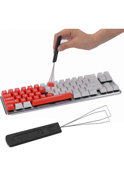 Keycap Çekme, Aksesuar Araçları Dıy Kaldırma Aracı, Uzman Steel Anahtar Yeni Siyah Çekiyor