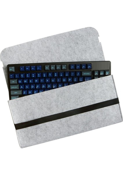 Standart Klavyeler Için Kompakt Gri Mekanik Klavye Çantası Ev Oyun Kullanım 17.72X6.69X1.97INCH modelleri