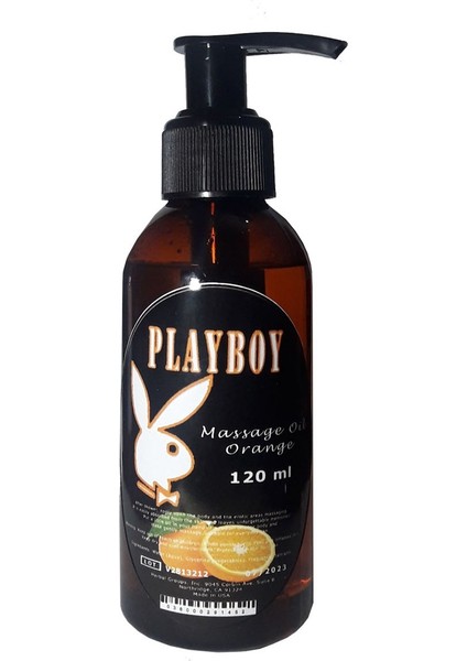 Masaj Yağı Portakal Aromalı Aromaterapi 120ML / Playboy Orange Aromatherapy Massage Oil 120ML