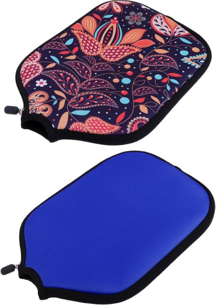 2x Pickleball Paddle Cover Deluxe Taşınabilir Pickleball Raket Kılıf Kılıfı Turuncu Koyu Mavi(Yurt Dışından)