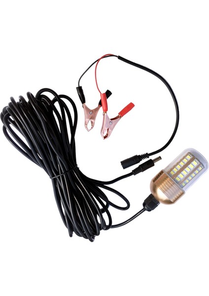 60 LED Sivil Balıkçılık Işığı Balıkları Çekir Gece Sarı Işık