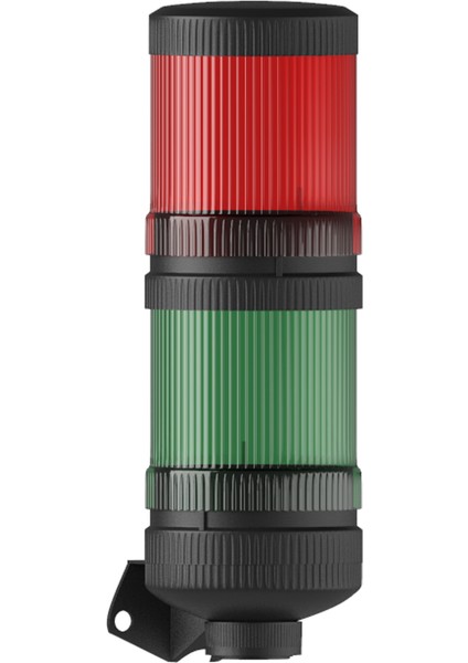 Ø70 2 Kat Işıklı Kolon Multi LED Buzzer Duvar Montaj Ms 4035 12-24VAC/DC