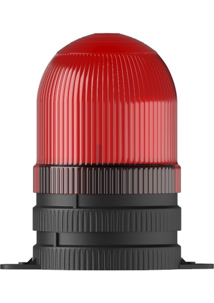 Ø70 300 Seri Yanıp Sönen Ampul Taban Montaj Ms 352 Kırmızı 220VAC
