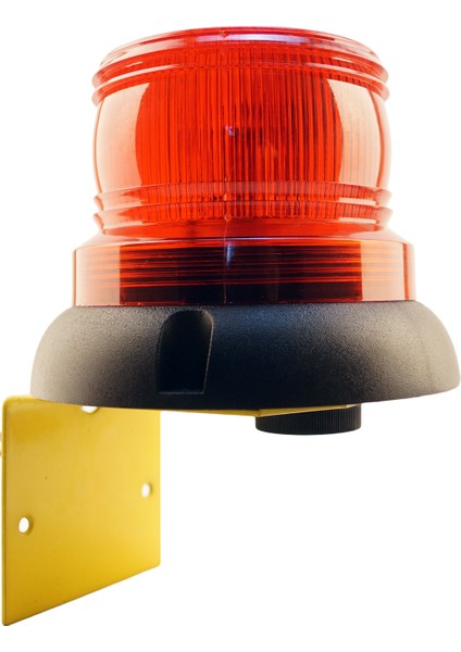 Ø90 Ikaz Lamba Xenon Çakar Buzzer L Montaj Ms 708 Kırmızı 12VDC