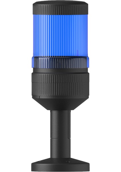 Ø70 1 Kat Işıklı Kolon Sabit Ampul Tüp Montaj Ms 8400 Mavi 220VAC