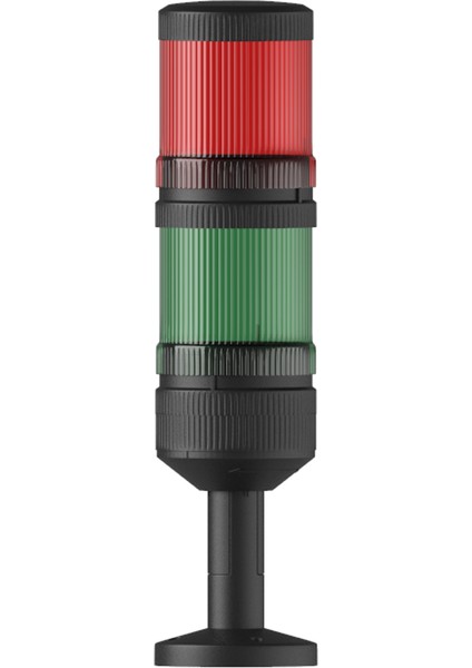 Ø70 2 Kat Işıklı Kolon Yanıp Sönen Ampul Tüp Montaj Ms 84009 24VDC