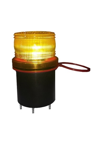 Ø90 500 Seri Silindir Kule Smd Buzzer Ms 597 Turuncu 12-24VDC