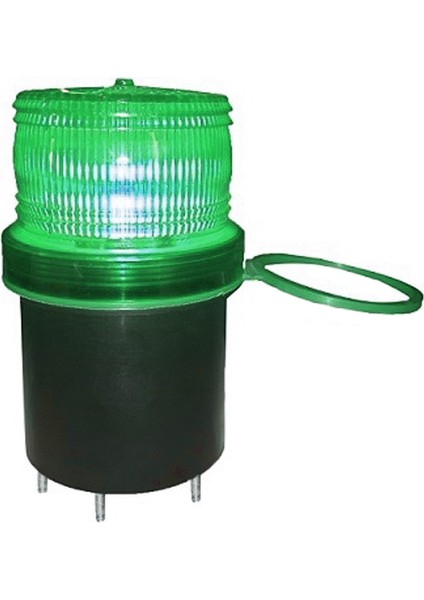 Ø90 500 Seri Silindir Kule Smd Buzzer Ms 597 Yeşil 12-24VDC