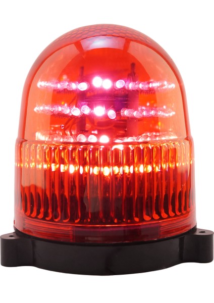 Uçak Ikaz Lamba LED Kırmızı Yedekli Pc Abs Ms 1335 Kırmızı 48VDC