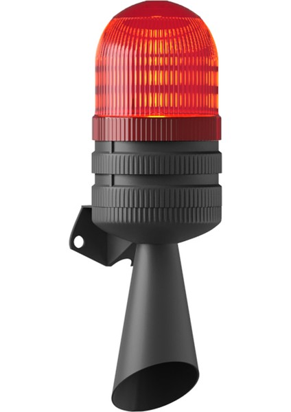 Xenon Çakar 2 Ses Borulu Elektronik Siren Ms 5811 Kırmızı 24VAC/DC