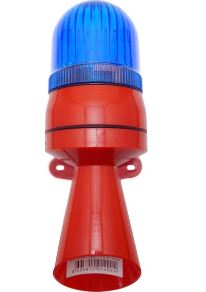 Xenon Çakar 50 Ses Borulu Siren Ms 5812 Mavi 110-220VAC