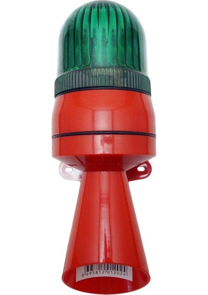 Xenon Çakar 50 Ses Borulu Siren Ms 5812 Yeşil 110-220VAC