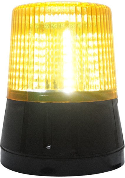 Ø110 Altıgen Reflektörlü LED Döner Lamba Ms 805 Turuncu 220VAC