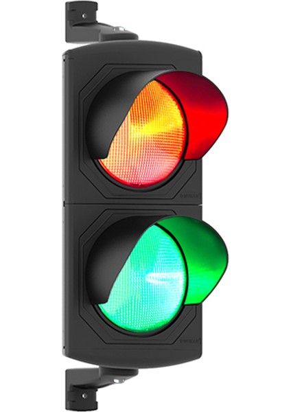 Ø200 Ikili Power LED Trafik Lamba Ms 8035 24VDC