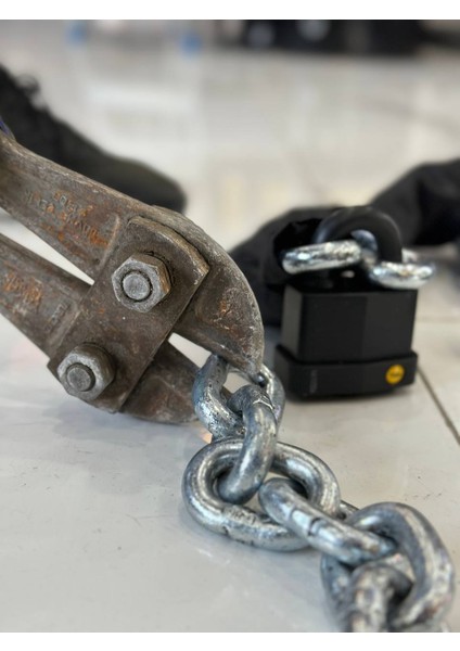 G-80 Işlenmiş 10MM Motosiklet- Bisiklet Güçlendirilmiş Çelik Zincir ve Pvc Kilit 1.5 M fiyatları