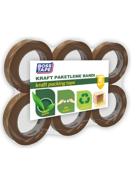 Boss Tape Kraft Bant EN:24MM BOY:40MT