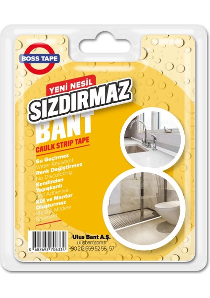 Küvet Lavabo Duşakabin Sızdırmaz Bant EN:38MM BOY:3,35MT