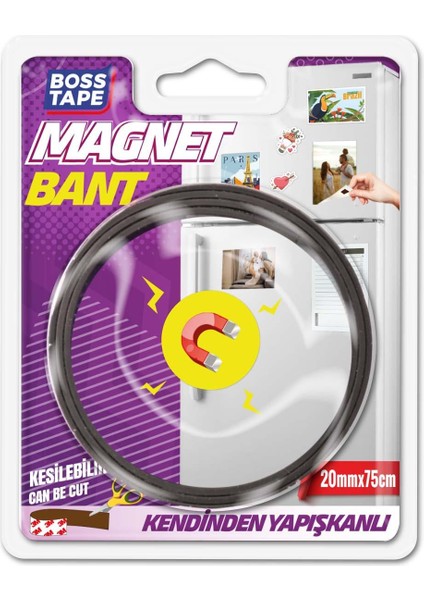 3M Yapışkanlı Şerit Magnet Mıknatıslı Bant