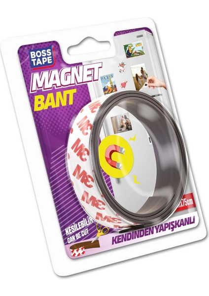 3M Yapışkanlı Şerit Magnet Mıknatıslı Bant