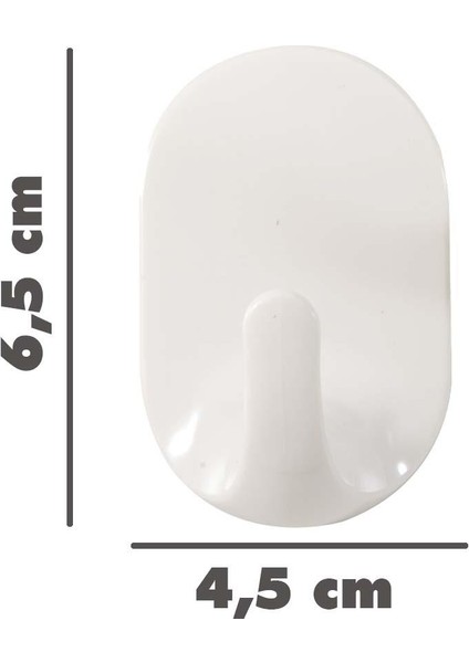 Plastik Iz Bırakmadan Sökülen Mutfak Banyo Havlu Bornoz Duvar Askısı 2'li Büyük