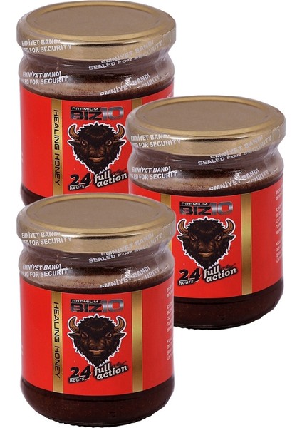 Full Action Ginseng'li Bitkisel Poropolis 'li Güç 240 gr 3-Kavanoz Ekonomik Paket