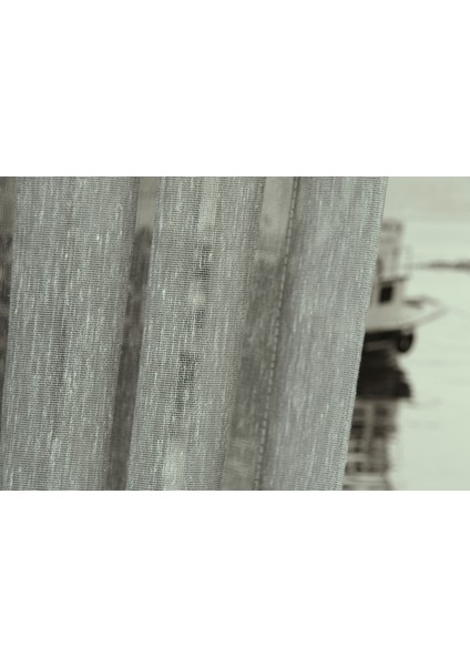 Keten Tül Füme 1-3 Sık Pile 300X260 Cm modelleri