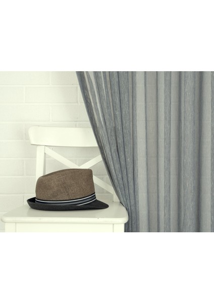 Keten Tül Indigo 1-2 Seyrek Pile 400X260 Cm fiyatları