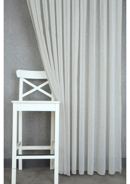 Keten Tül Gri 1-3 Sık Pile 200X260 Cm