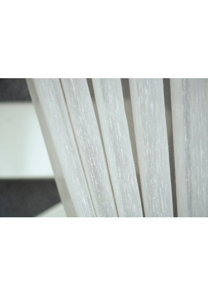 Keten Tül Gri 1-3 Sık Pile 200X260 Cm