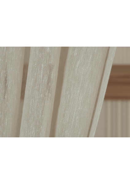 Keten Tül Bej 1-2 Seyrek Pile 250X260 Cm modelleri