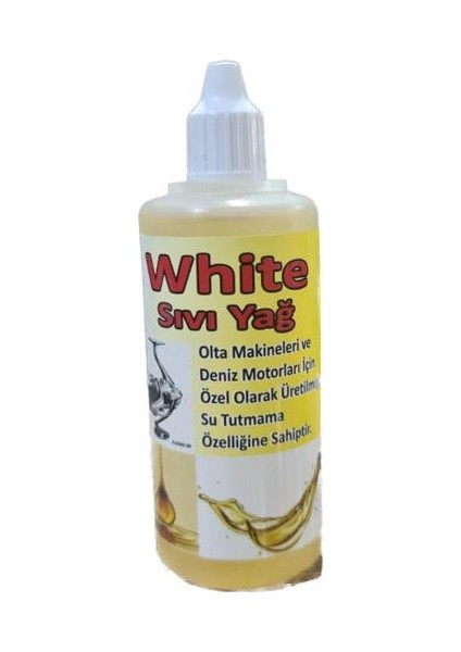 White Sıvı Olta Makinesi Bakım Yağı 100 ml