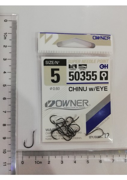 50355 Chinu W/ Eye Gun Black Iğne No : 5