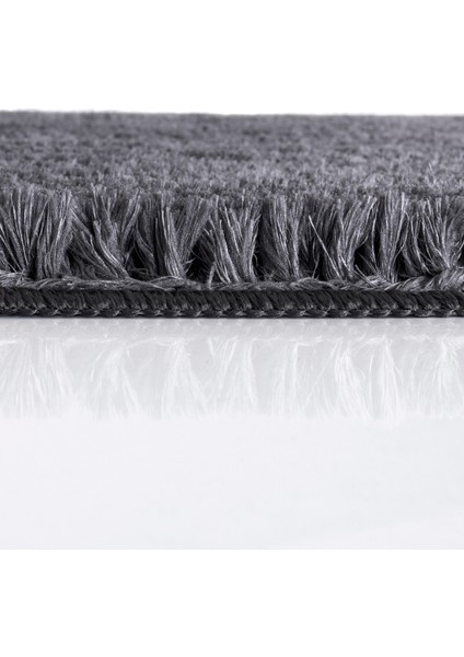 Segura Peluş Antrasit Kaydırmaz Taban 2li Banyo Paspası 60 x 100 - 50 x 60 modelleri