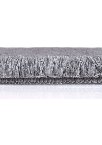 Segura Peluş Gri Kaydırmaz Taban 2li Banyo Paspası 60 x 100 - 50 x 60