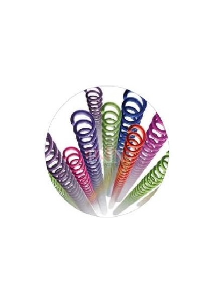 Plastik Helezon Spiral 28 mm 3:1şeffaf 50LI