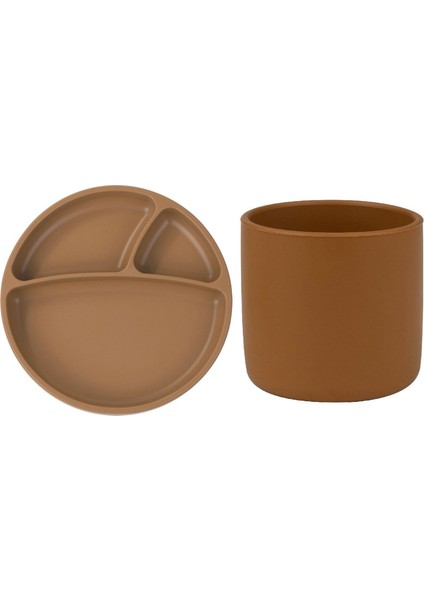 2'li Beslenme Seti Bardak+Porsiyon Tabak