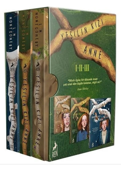 Yeşilin Kızı Anne:1-2-3 Kutulu Set - L.M. Montgomery