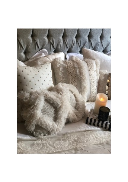 El Dokuması Bohem Morocco Püsküllü Kırlent Kılıfı fiyatları