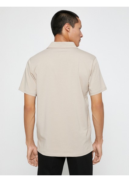 Basic Tişört Polo Yaka Pamuklu fırsatları