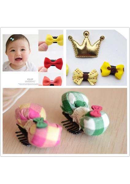 50 Adet Karışık Boyutta Siyah Saç Pimi Yay Dıy Bebek Için fiyatları