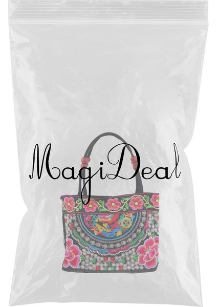 Nakış Seyahat Omuz Çantası Çift Yüzlü Çiçek El Yapımı Çanta 31X51CM E-Multicolor5 fiyatları