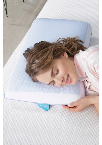 Bonni Terletmeyen Ortopedik Yastık Serinleten Visco Yastık Jelli Yastık 60X40X15CM indirimleri