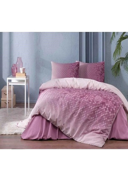 Modaletto Tek Kişilik Nevresim Takımı Piramide Bordo