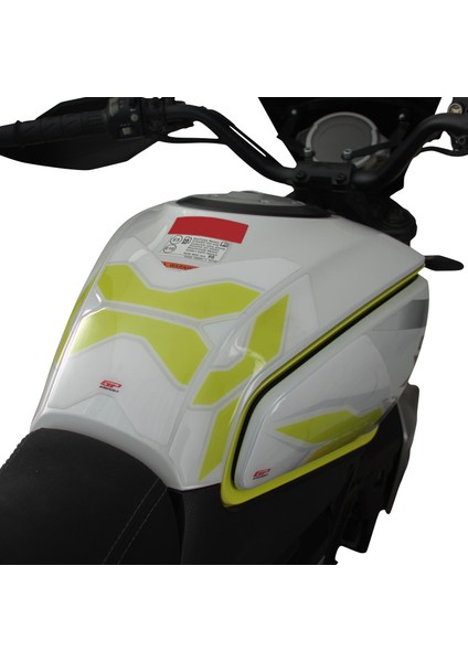 CF Moto 250 CL-X 2022-2024 Uyumlu Tank Pad Seti Sarı fiyatları