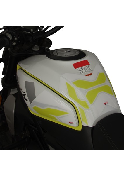CF Moto 250 CL-X 2022-2024 Uyumlu Tank Pad Seti Sarı modelleri