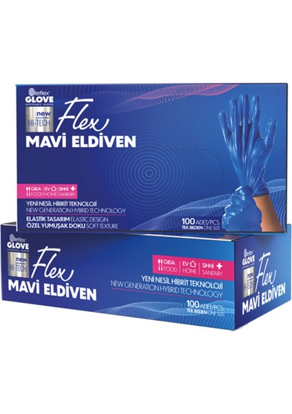Mavi Eldiven Flex