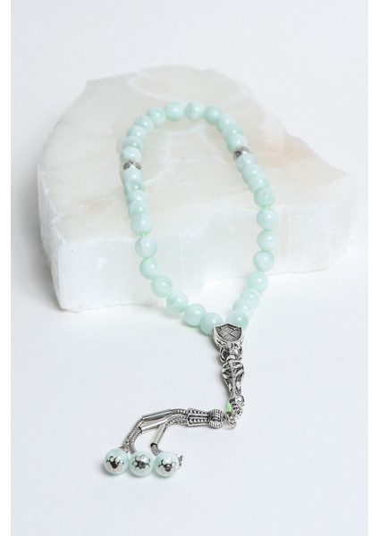 Larimar Küre Kesim 8 mm Doğal Taş Tesbih