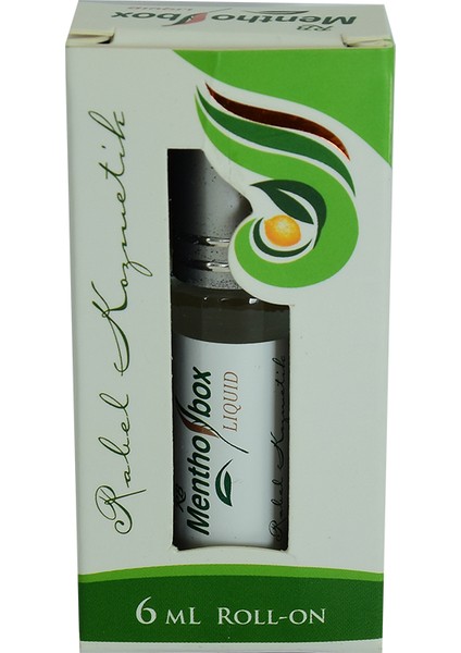 Mentholbox Menthol Masaj Yağı Likit Roll On Menthol Nane Limon Bitkisel Yağlar Karışımlı 6 ml