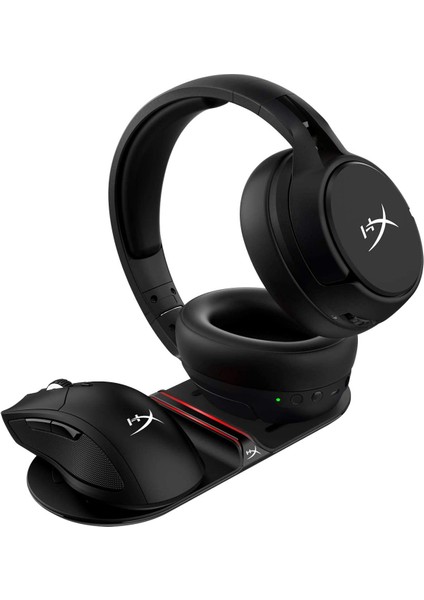 Hyperx Hx-Cpbs-C Chargeplay Base, Qi Sertifikalı Kablosuz Şarj Cihazı, Dual Pad, 10W